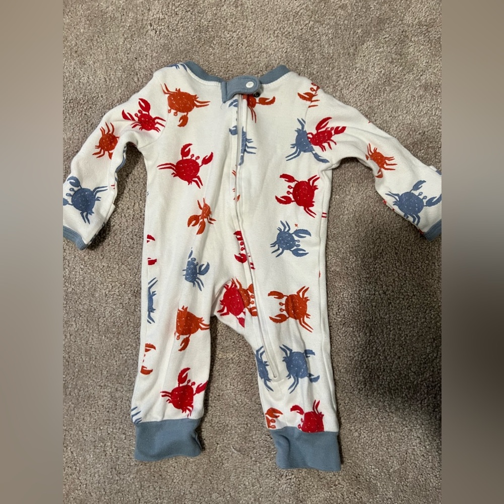 Burt’s Bees Crab Footless Pajamas